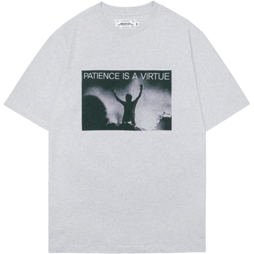 M#0962 rock band graphic t shirt (grey)