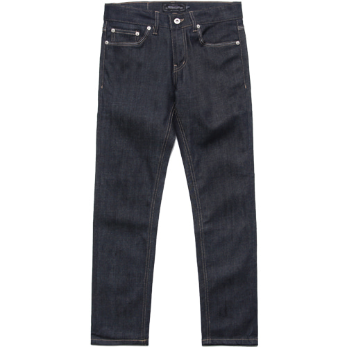 M#1600 stitch rigid crop jeans