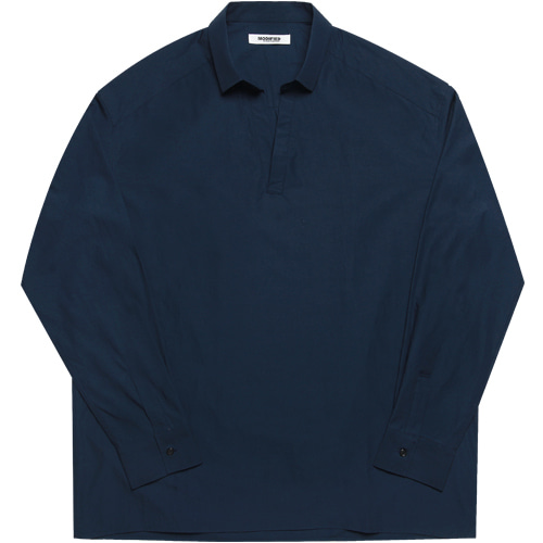 M#1605 collor tunic shirts (navy)