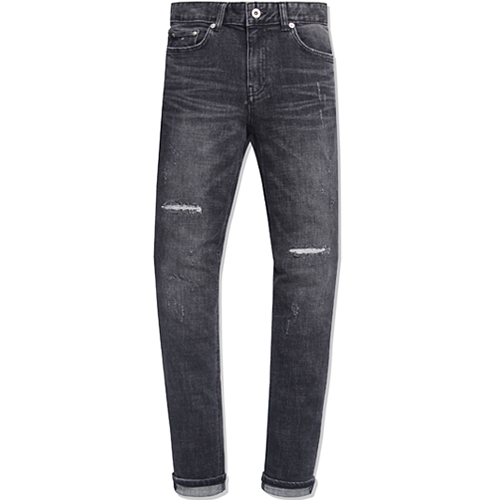 M#0724 invaildes black washed jeans